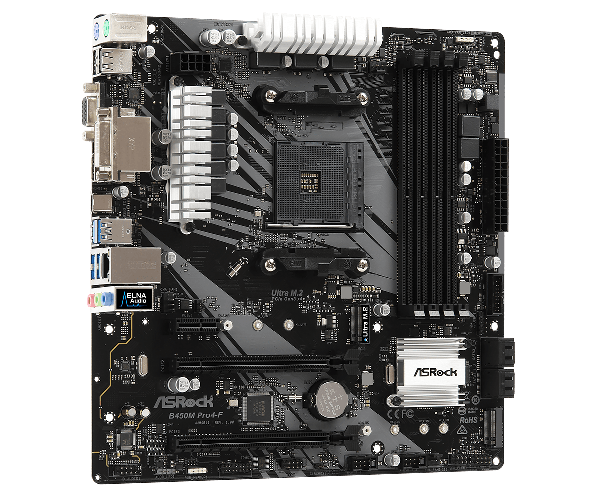 Asrock b450m pro4 не работает интернет